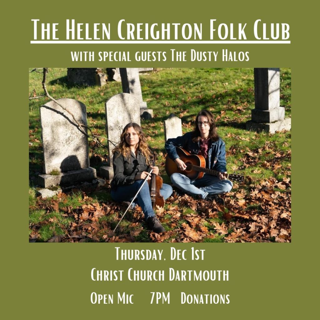 The Helen Creighton Folk Club presents The Dusty Halos